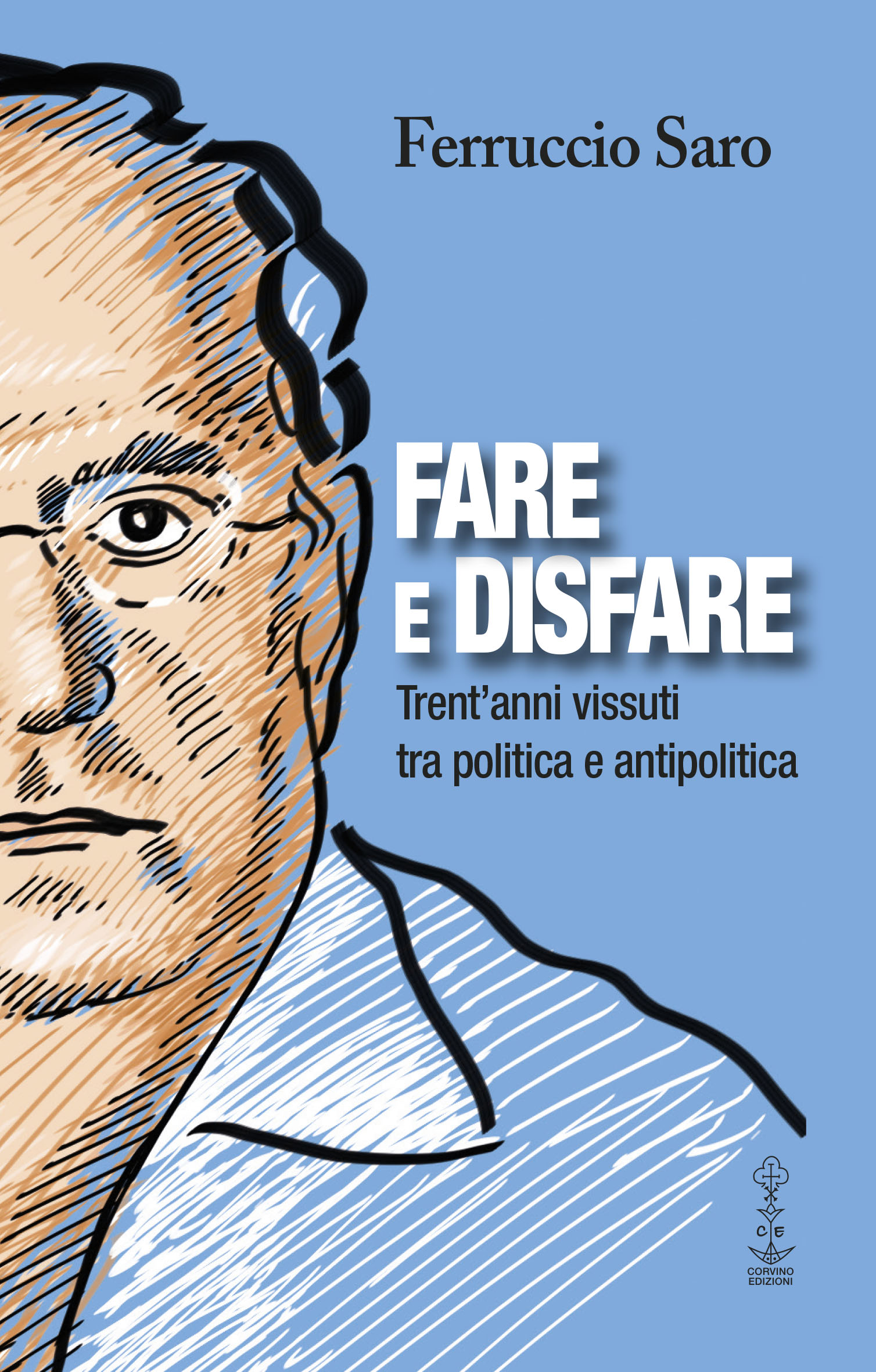 copertina azzurra ferruccio saro